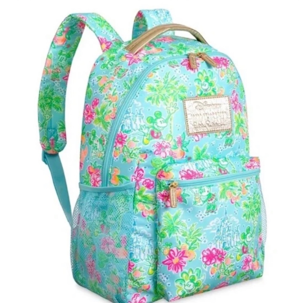 Disney Parks & Lilly Pulitzer Limited Edition Exclusive Mickey & Minney Backpack